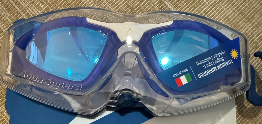 Aquasphere New Kayenne Goggles Titanium Mirrored