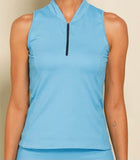 Dona Jo Alley Mock-Neck Tank