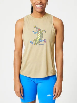 ブルックス Brooks Distance Tank 2.0 レディース シャツ トップス Heather Lagoon/Chasing Dreams Brooks Women's Distance Graphic Tank – Rehoboth Beach
