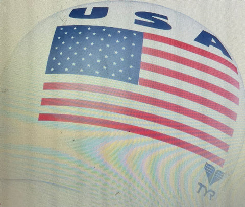 TYR USA Latex Swim Cap