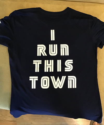 RBRC Men's "I Run This Town" short sleeve tech shirt