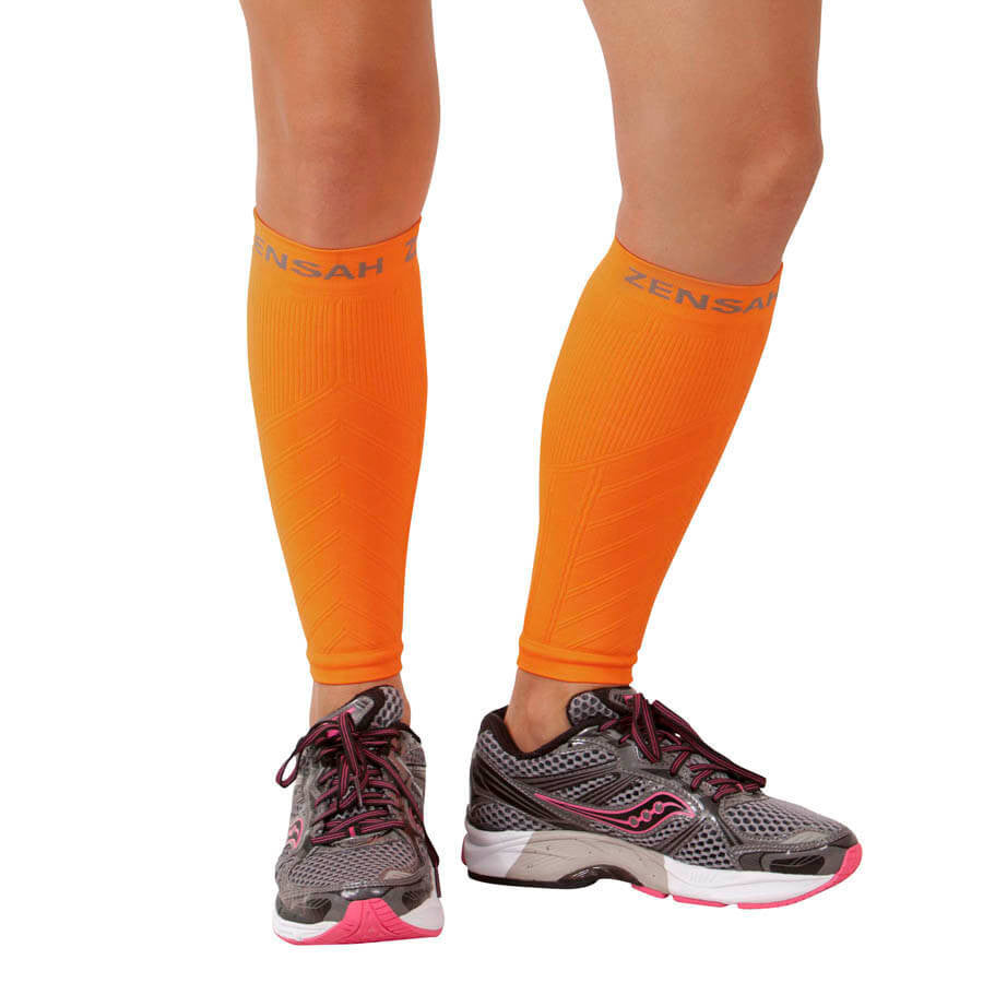 Featherweight Compression Leg Sleeves - Relieve Shin Splints, Calf Strains